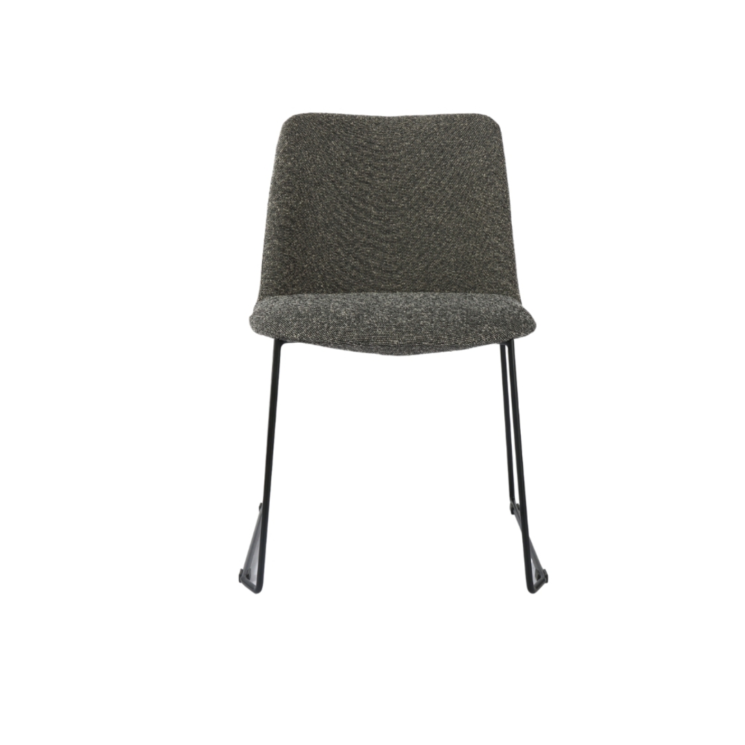 Mateo Fabric Dining Chair Frost Grey image 1